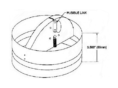 Round Ceiling Radiation Fire Dampers Round Ceiling Radiation Fire Dampers