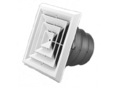 4-Way Square Ceiling Diffuser #MV4 4-Way Square Ceiling Diffuser #MV4