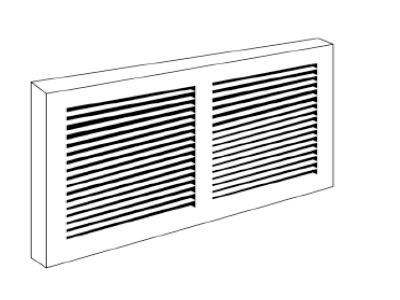 Baseboard Grille #657 Baseboard Grille #657