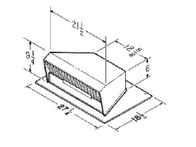 High Capacity Roof Vent High Capacity Roof Vent