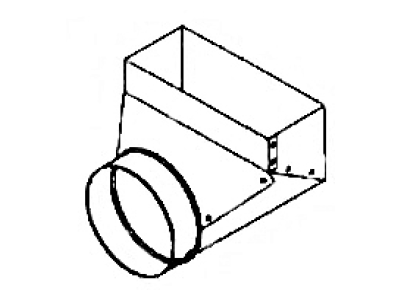Attic Return Air Boot Elbow Attic Return Air Boot Elbow