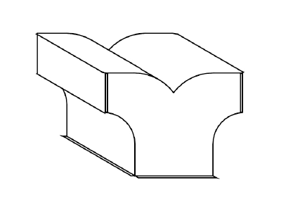 Tee Plenum Tee Plenum