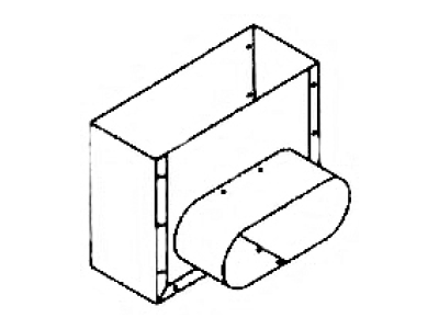 Register Boot Oval Elbow Register Boot Oval Elbow