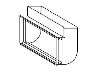 Return Air Boot with Filter Rack Return Air Boot with Filter Rack