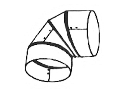 Round Elbow 90º Round Elbow 90º