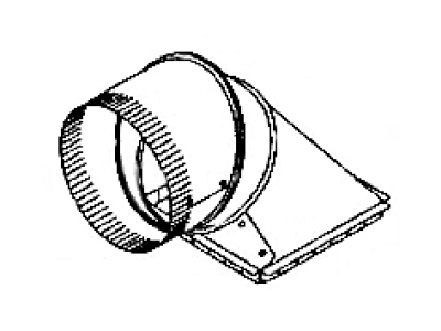 Square to Round Adjustable Top Takeoff Square to Round Adjustable Top Takeoff